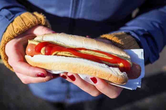 How much sodium is in an all beef hot dog?