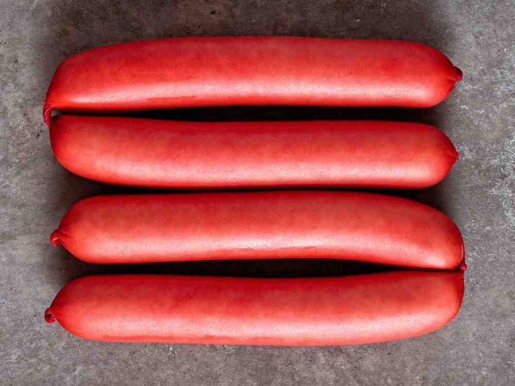 What are red sausages made of?