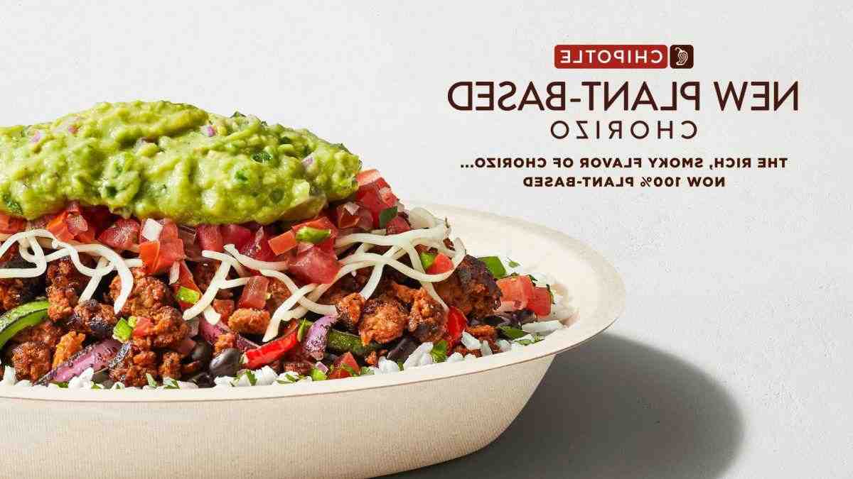 What is Chipotle plant-based chorizo made out of?