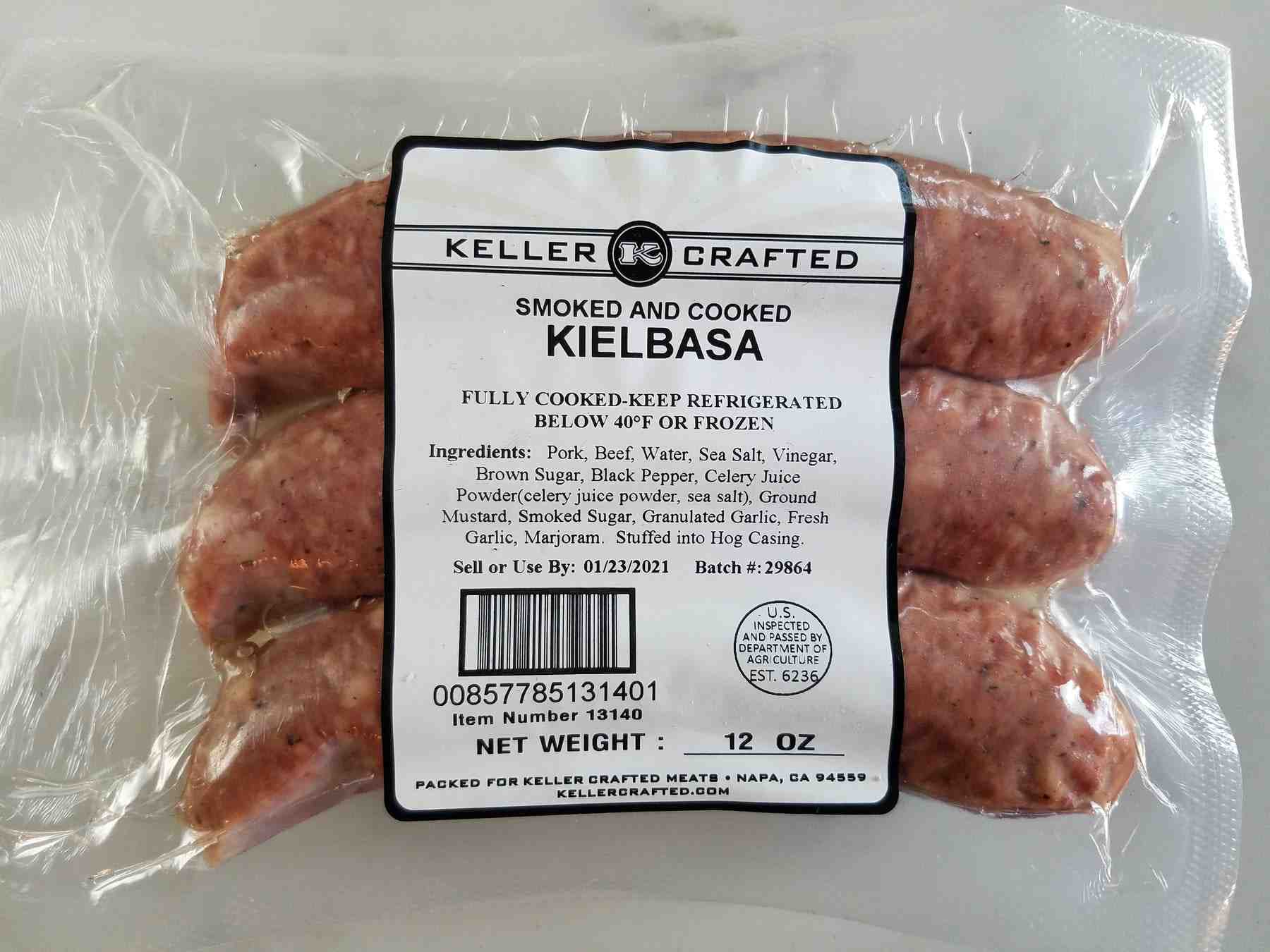 What is beef kielbasa?