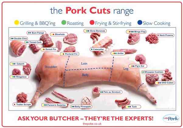 What is pork made out of?