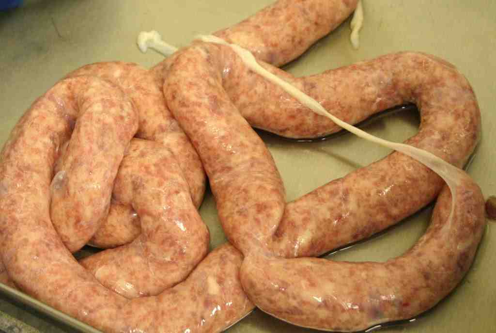 What is sausage skin made of UK?