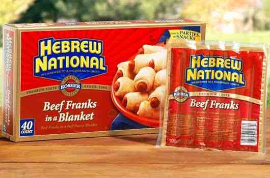 What kind of meat is in a Hebrew National hot dog?