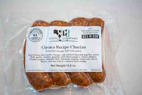 What part of the cow is beef chorizo?