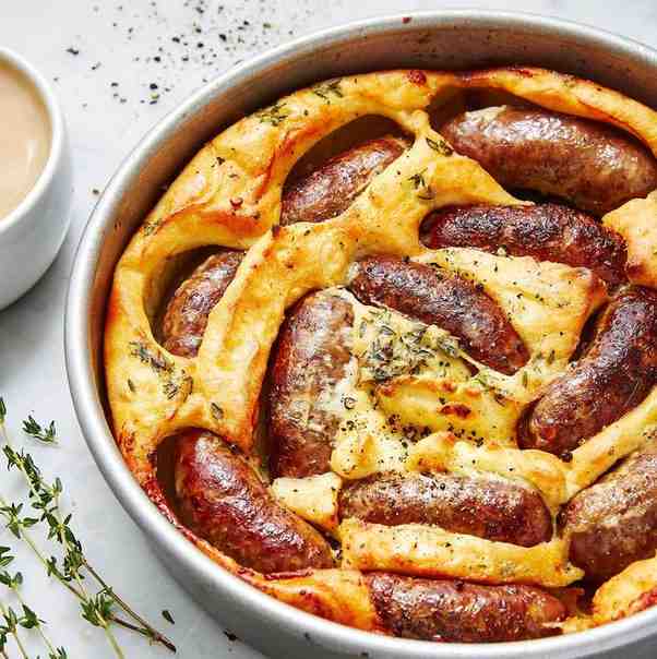 Where did the phrase toad in the hole come from?