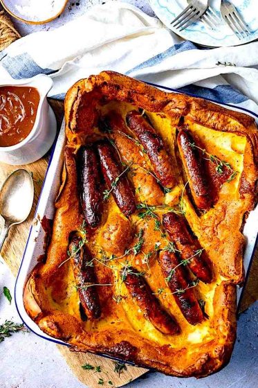 Why is Toad in the Hole called that?
