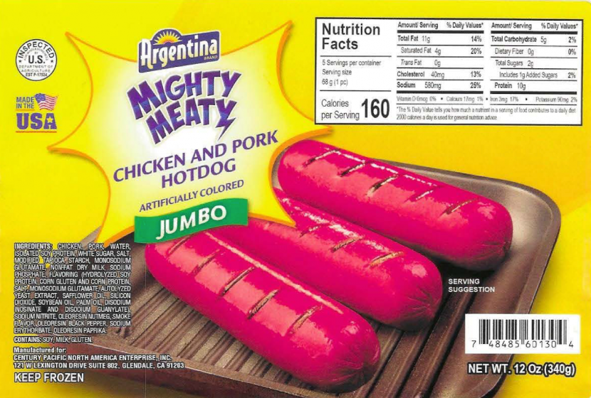 Are hot dogs made of pork?