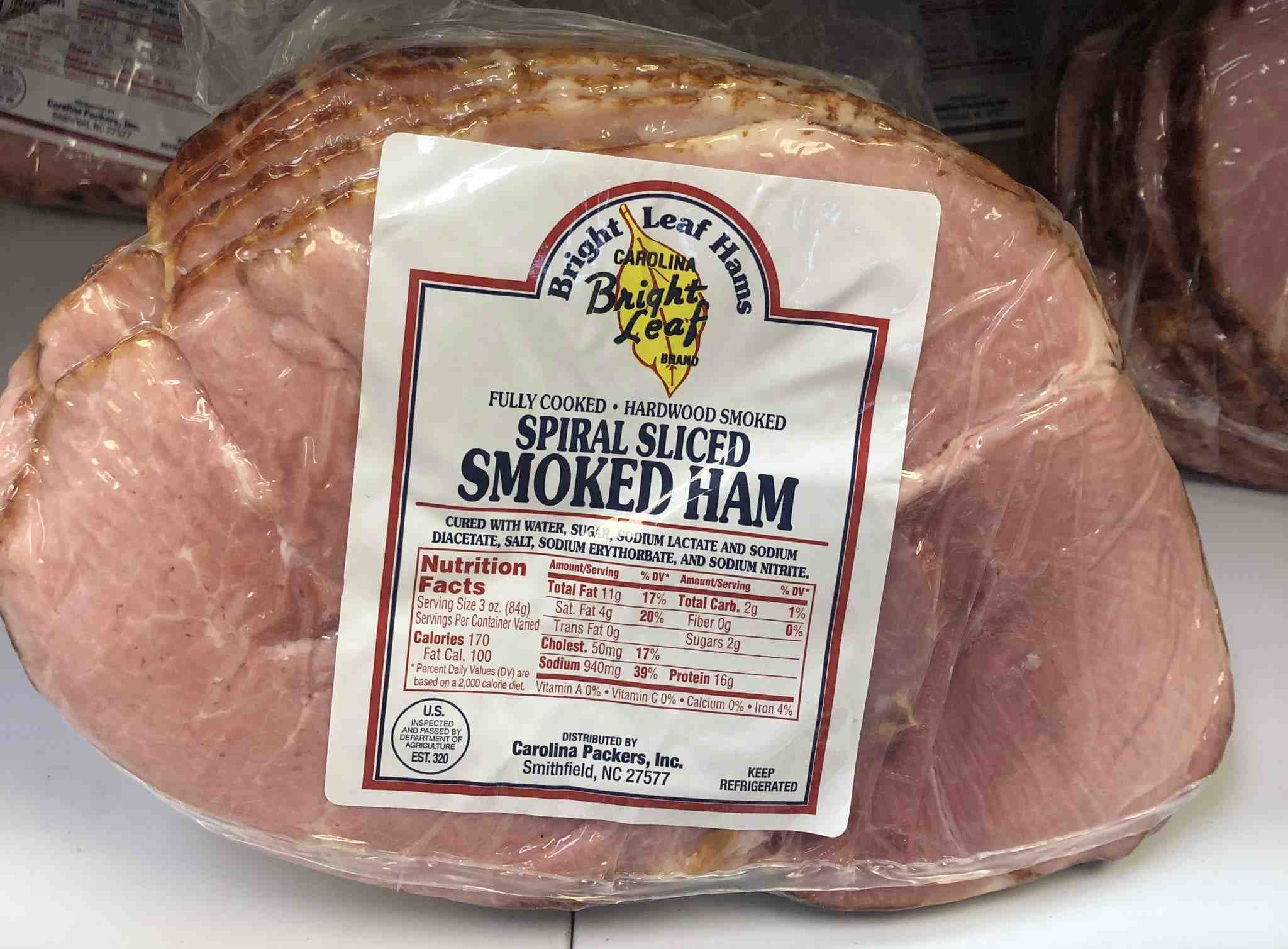 Are smoked spiral hams precooked?