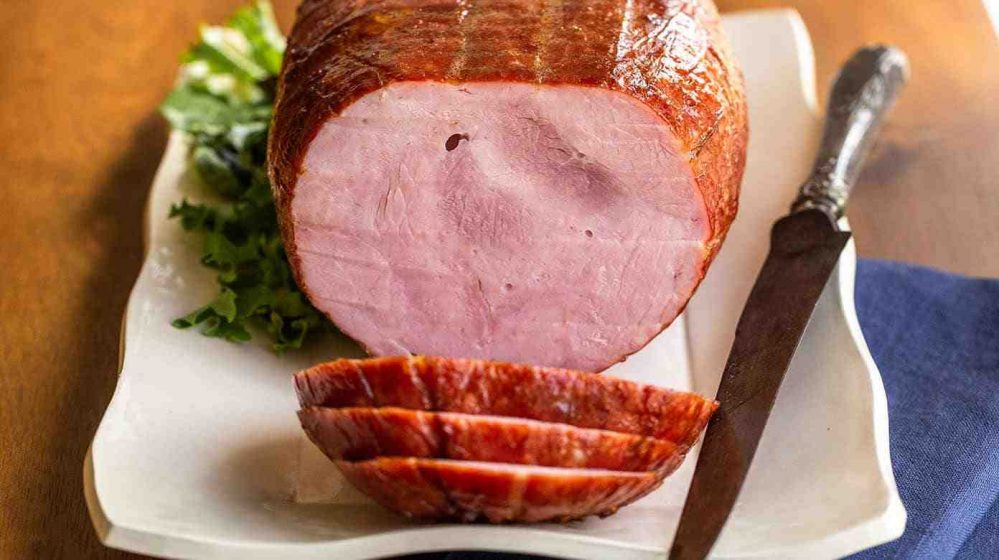 Can you eat pink ham?