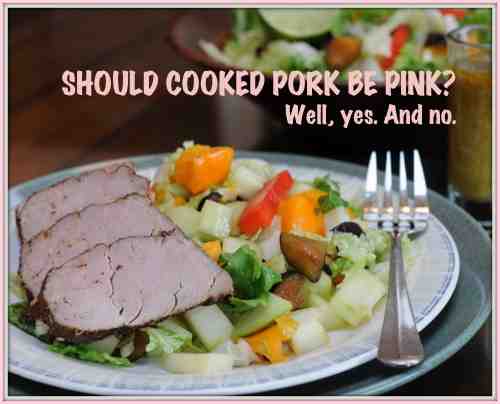 Can you eat slightly undercooked pork?