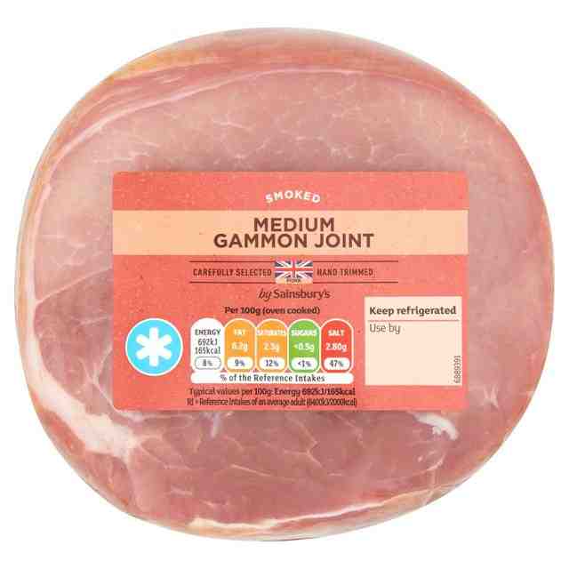 How do you know if gammon is cooked in the oven?