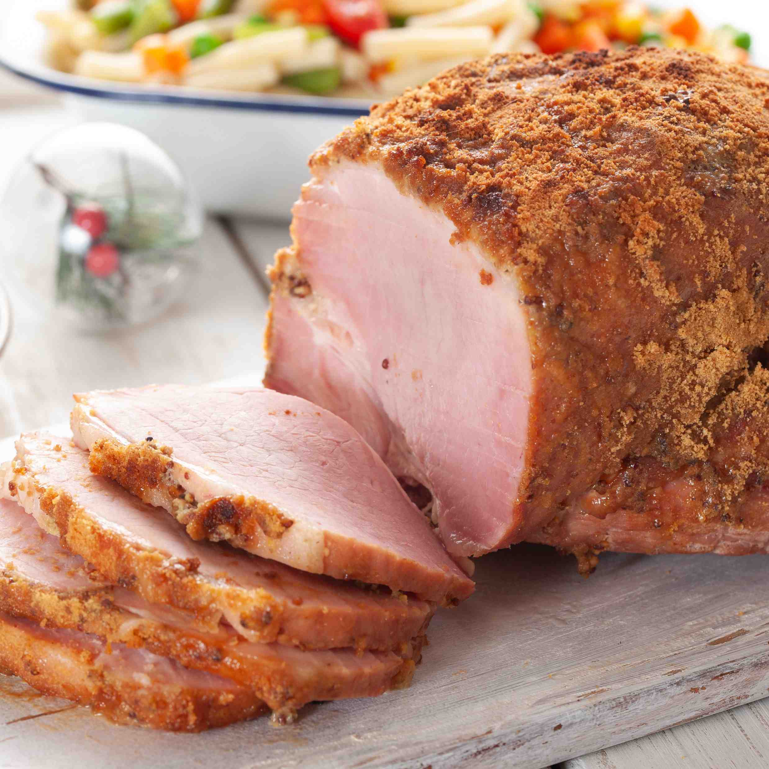 How do you tell if a cooked ham has gone bad?