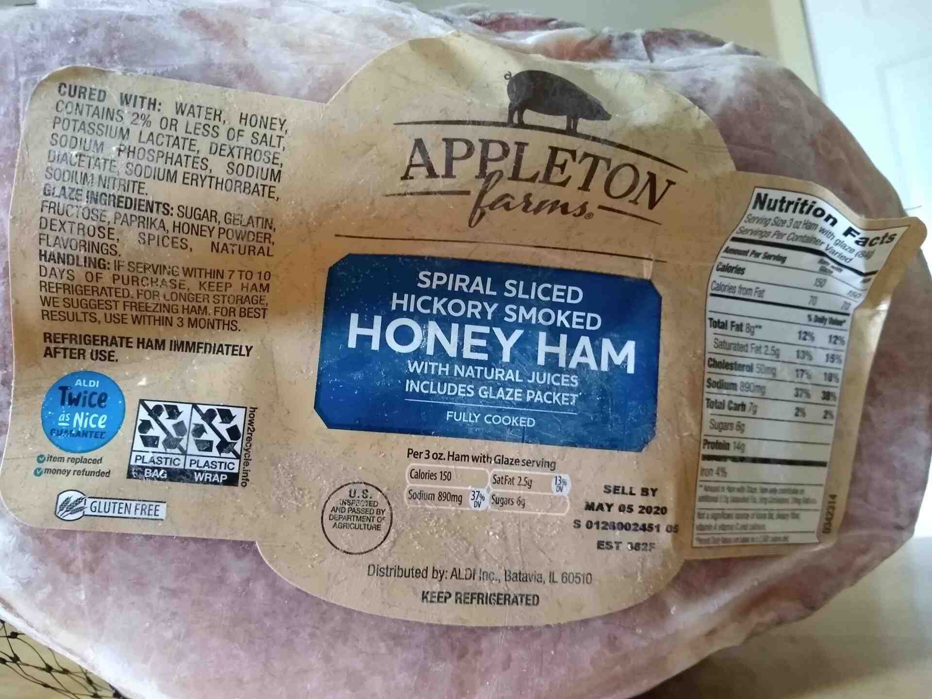 How long do I cook a 8 lb spiral ham?