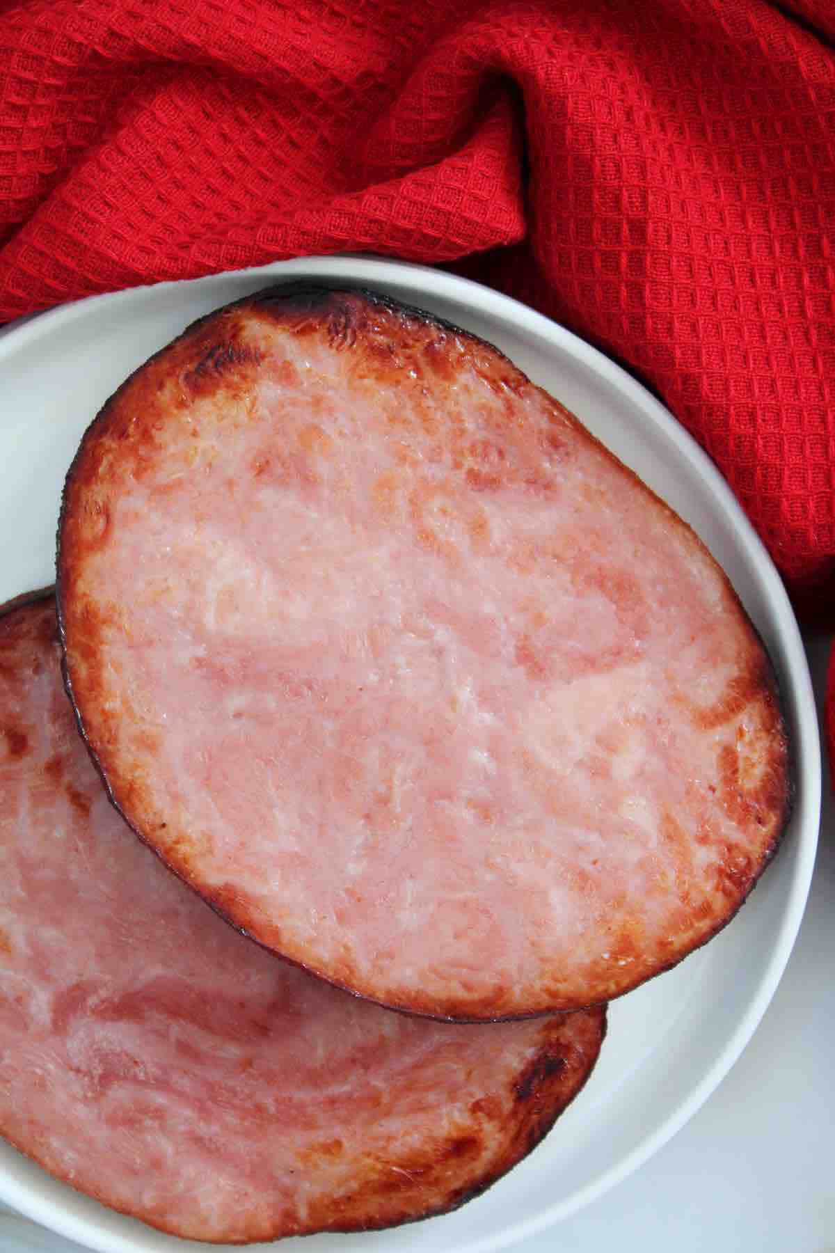 How long do you cook an uncooked ham steak?