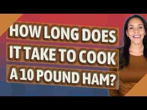 How long does a ham take to cook at 350?