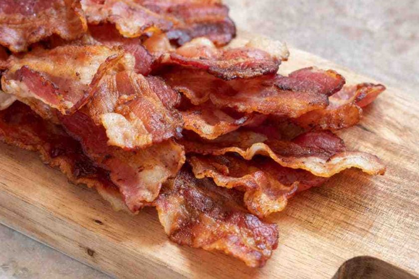 How long will bacon last in the fridge?