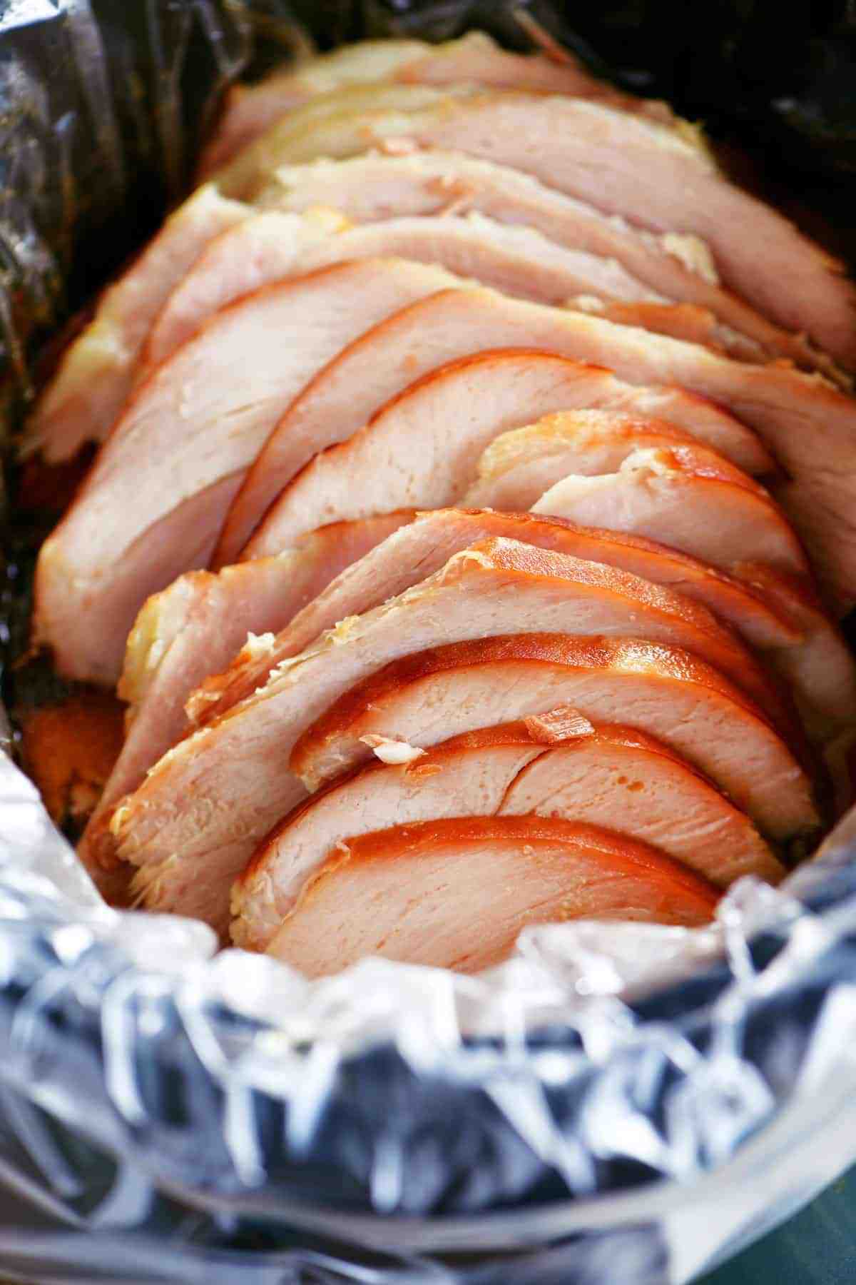 How long will sliced ham keep in the refrigerator?