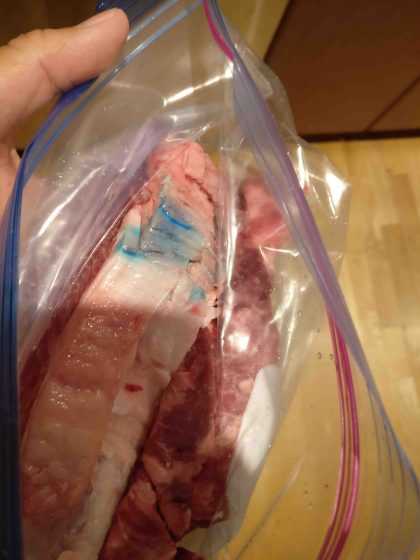 Is Discoloured ham safe to-eat?