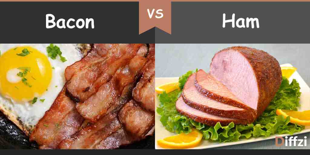 Is bacon the same as ham?