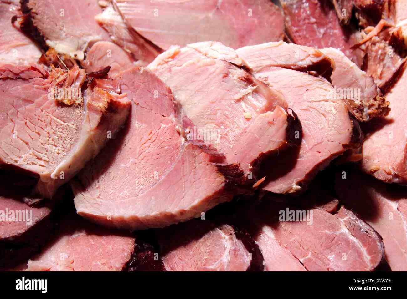 Is ham supposed to be pink when cooked?