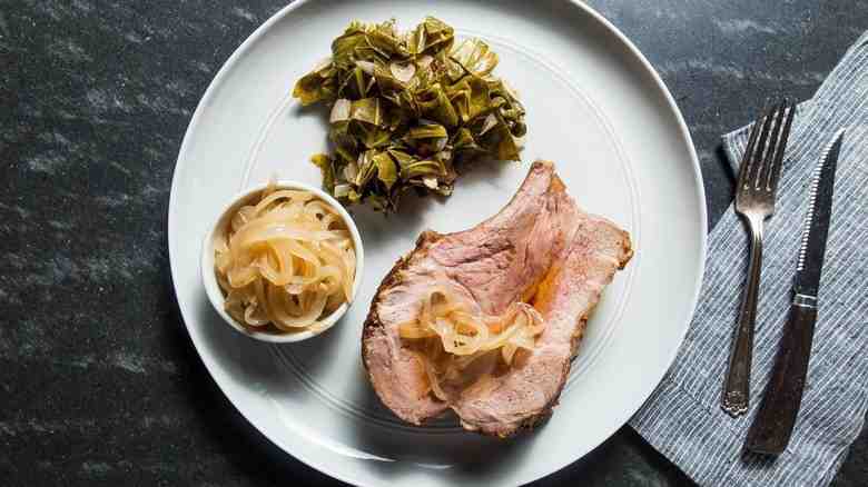 Is it OK to eat discolored pork chops?