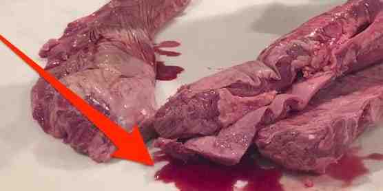Is it haram to eat meat with blood?
