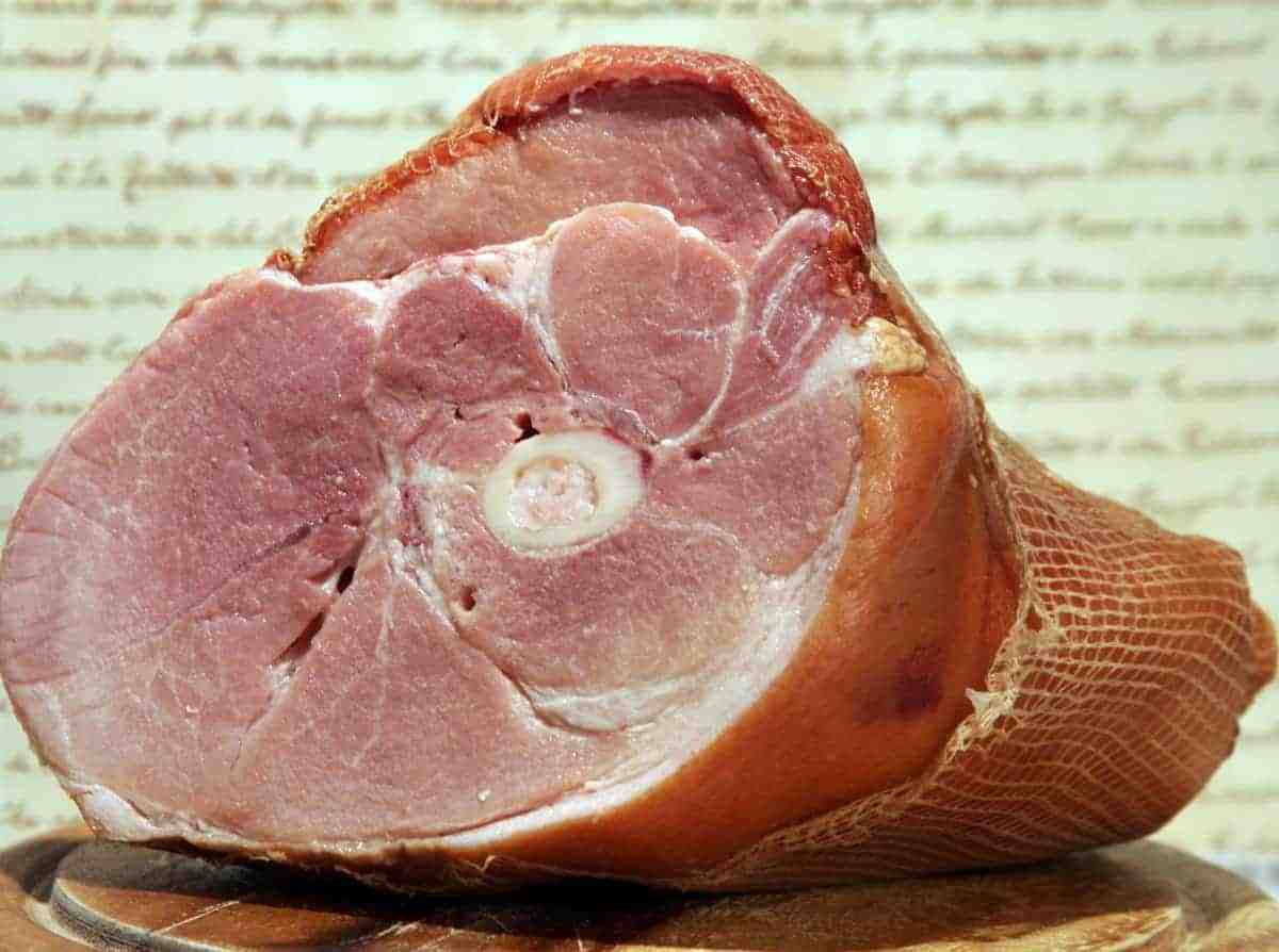 Is smoked ham pink?