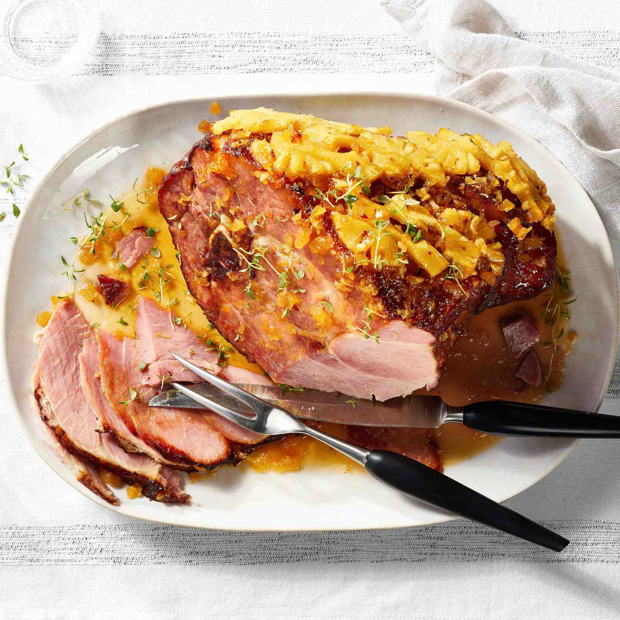 What Colour should Cooked Ham be?