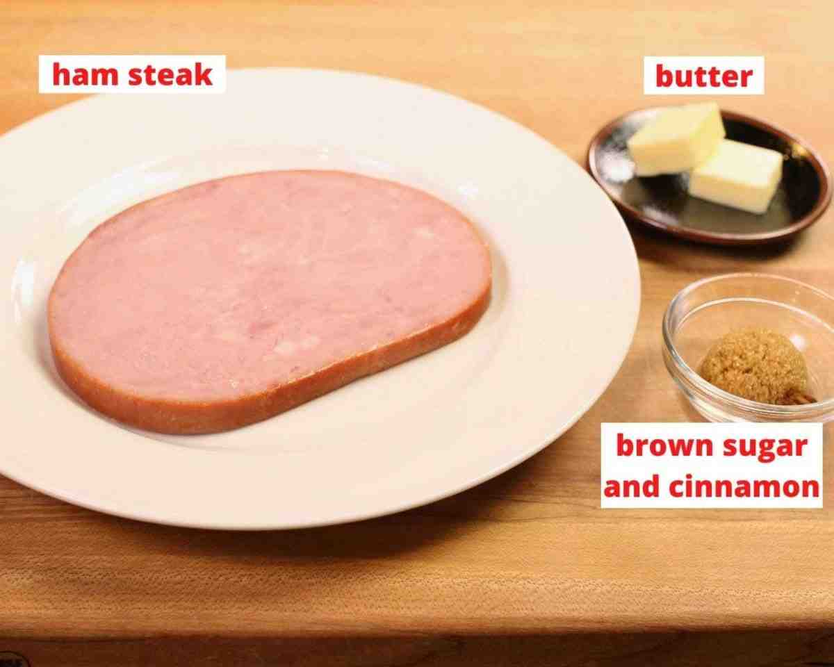 What do you eat with ham steak?