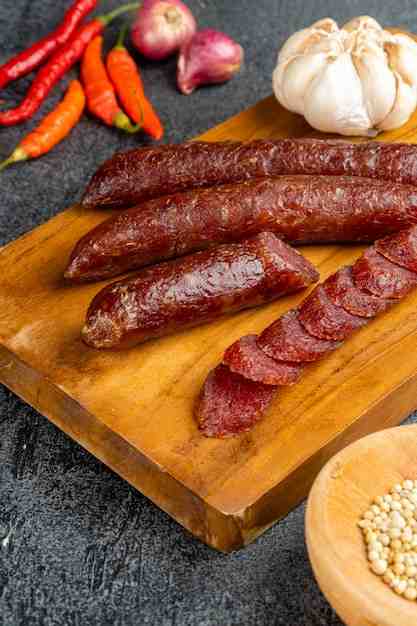 What does Chinese sausage taste like?