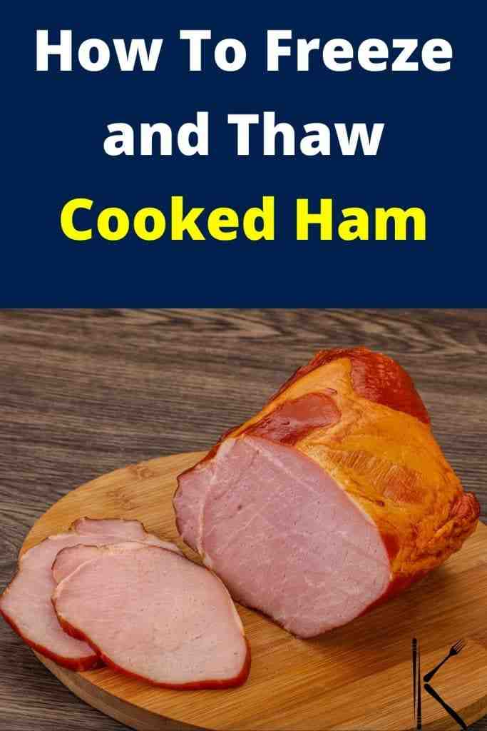 What does ham smell like when it goes bad?