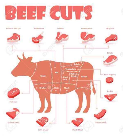 What part of the cow is T bone steak?