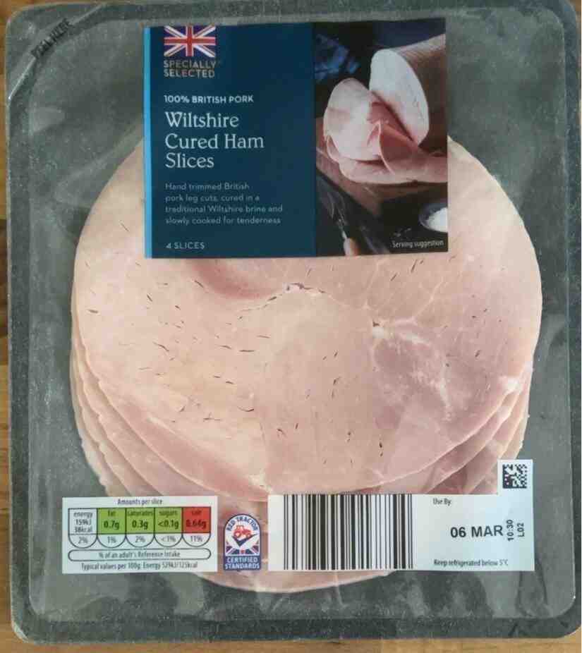 Why does my ham look metallic?
