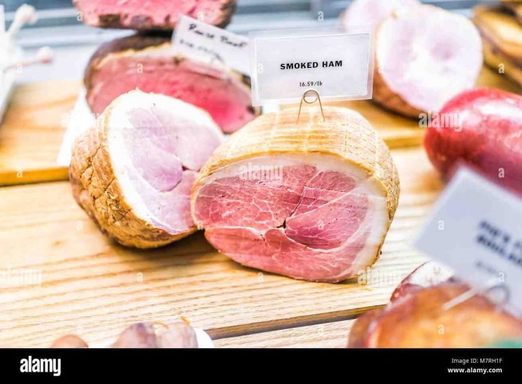 Why is cured ham pink?