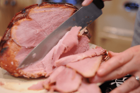 How does pork become ham?