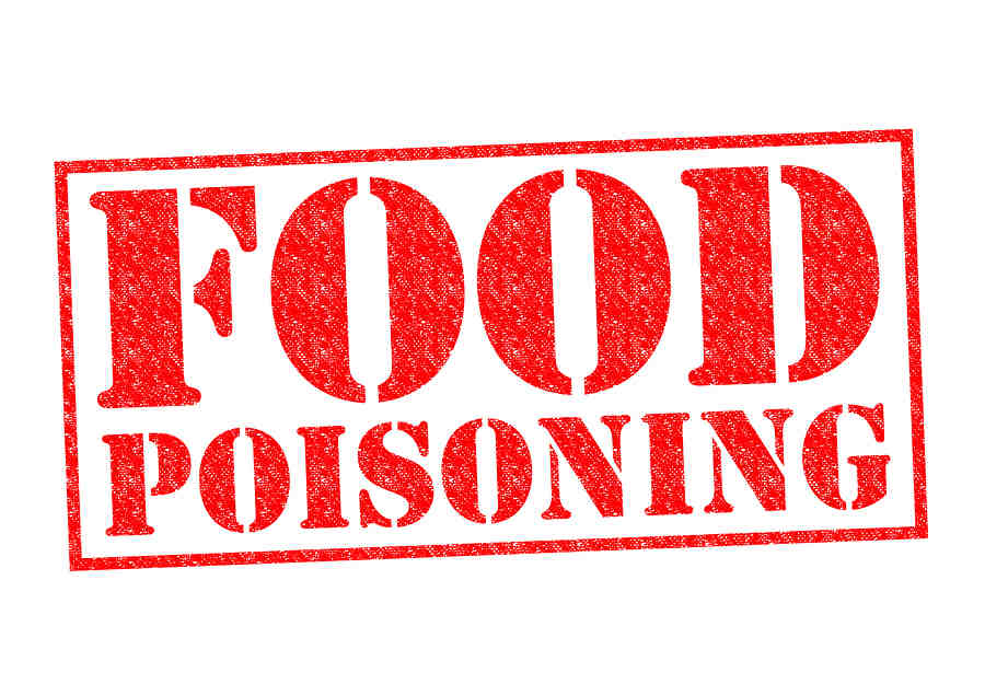 How many people die from poisoned food?