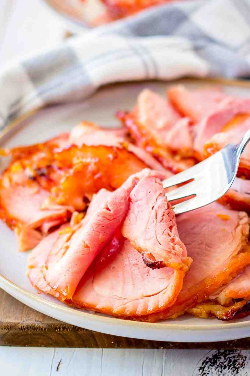 Should ham be baked covered or uncovered?