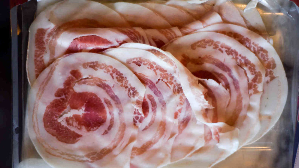What is the difference between ham pork and bacon?