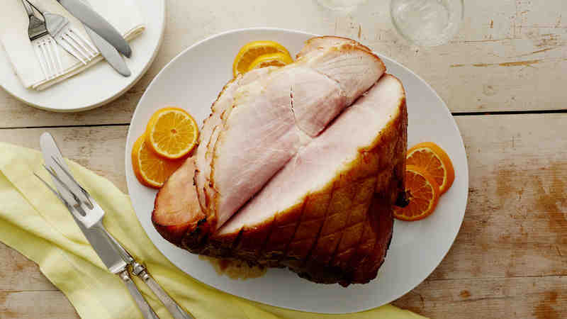 What temperature should ham be cooked?
