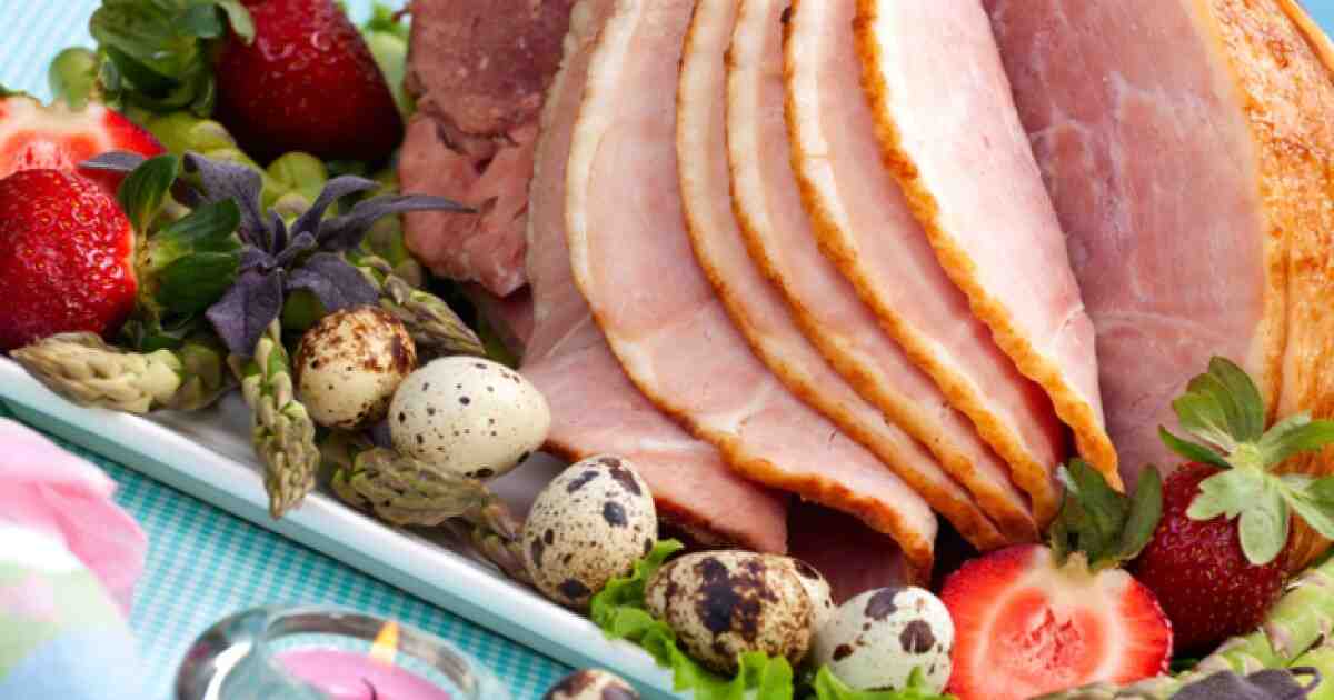 Where did the tradition of ham for Easter come from?